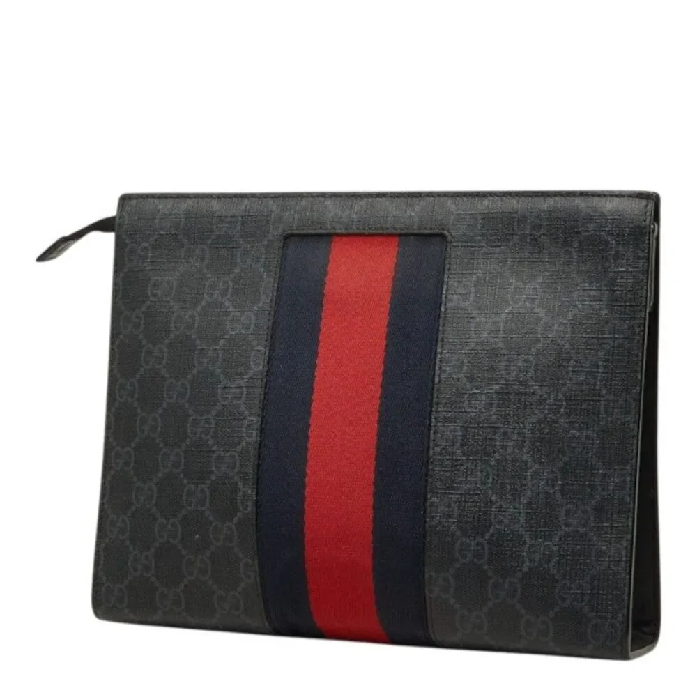 Gucci GG Supreme Clutch Bag